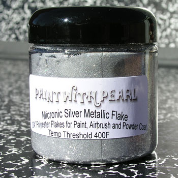 Silver Metal Flake for kustom Paint- KustomPearls